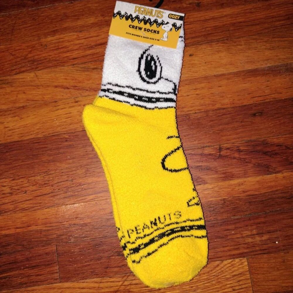 Snoopy and Woodstock cozy socks